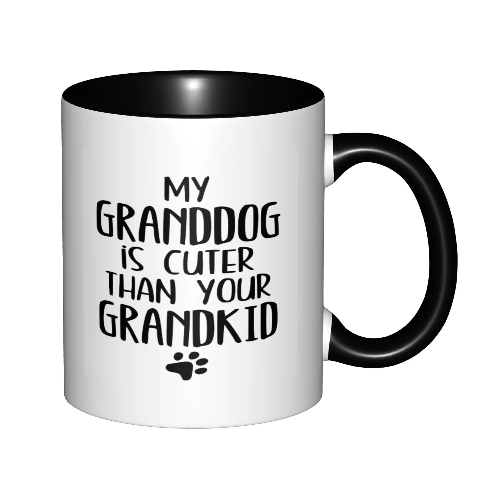 

My Granddog is Cuter Than Your Grandkid Dog Lovers Coffee Mugs For Birthday Coffee Mugs Ceramic Tea Cups 11oz