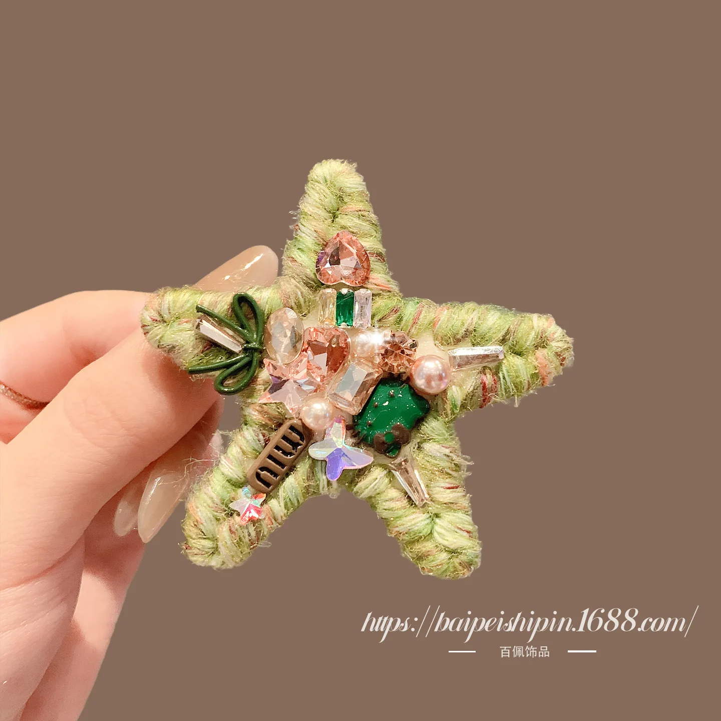 

Korean Dongdaemun Star Knit Wool Hair Clips Cute Duckbill Side Bangs Baby Hair Grips Non Slip