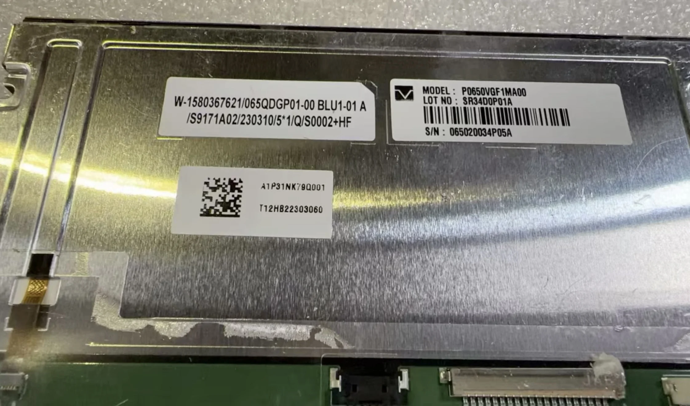 P0650VGF1MA00 Genuine 7-inch LCD Monitor