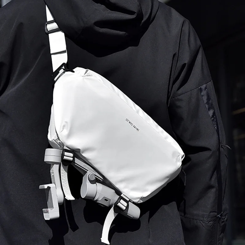 

Функция прилива крутой мужской дорожный рюкзак через плечо из ткани Оксфорд водонепроницаемая усовершенствованная многофункциональная мужская нагрудная сумка