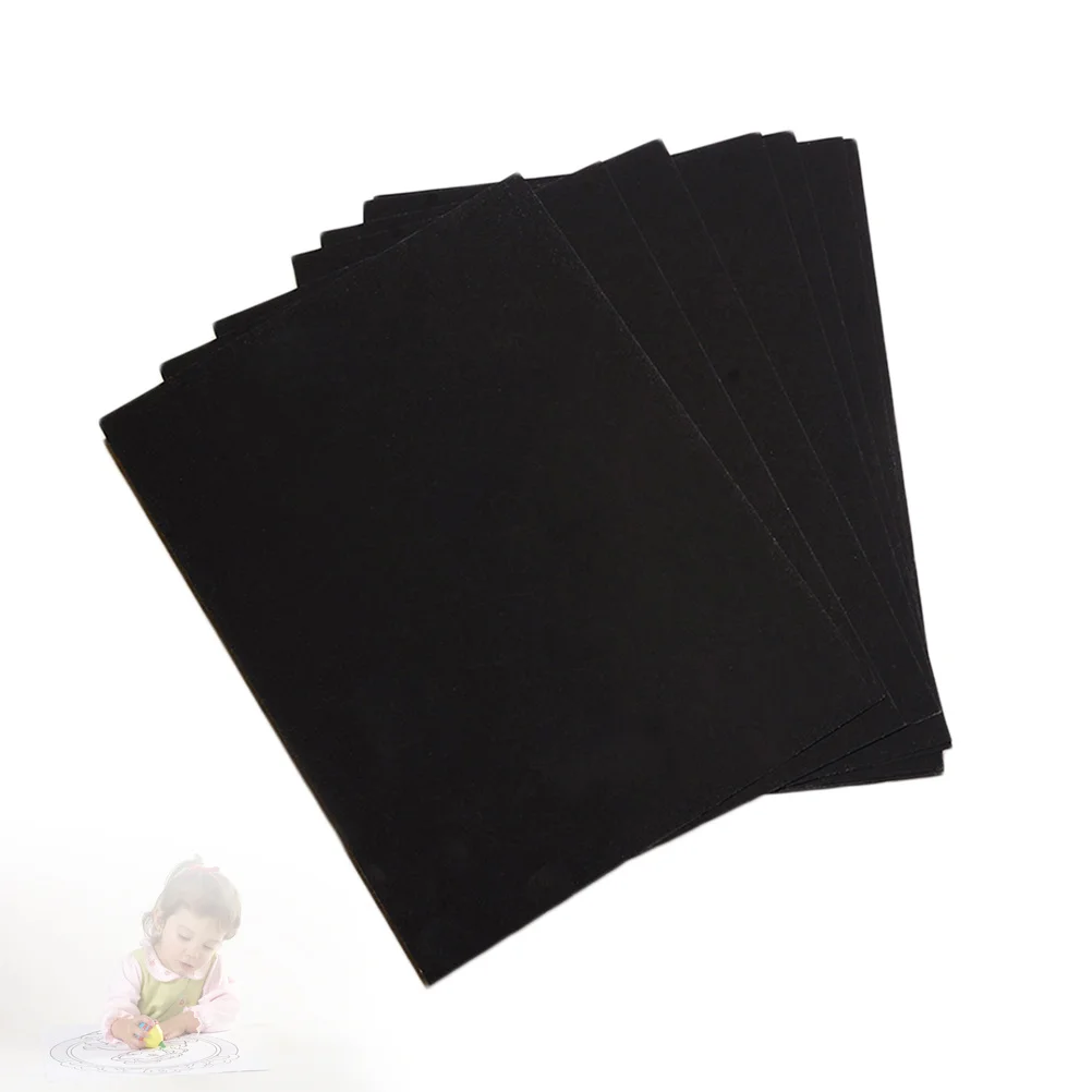 

10Pcs Scratch Painting Paper Black Matte Thick Scratch Drawing Set Bamboo Pen Creative Kids Gift Scratching Drawing Paper