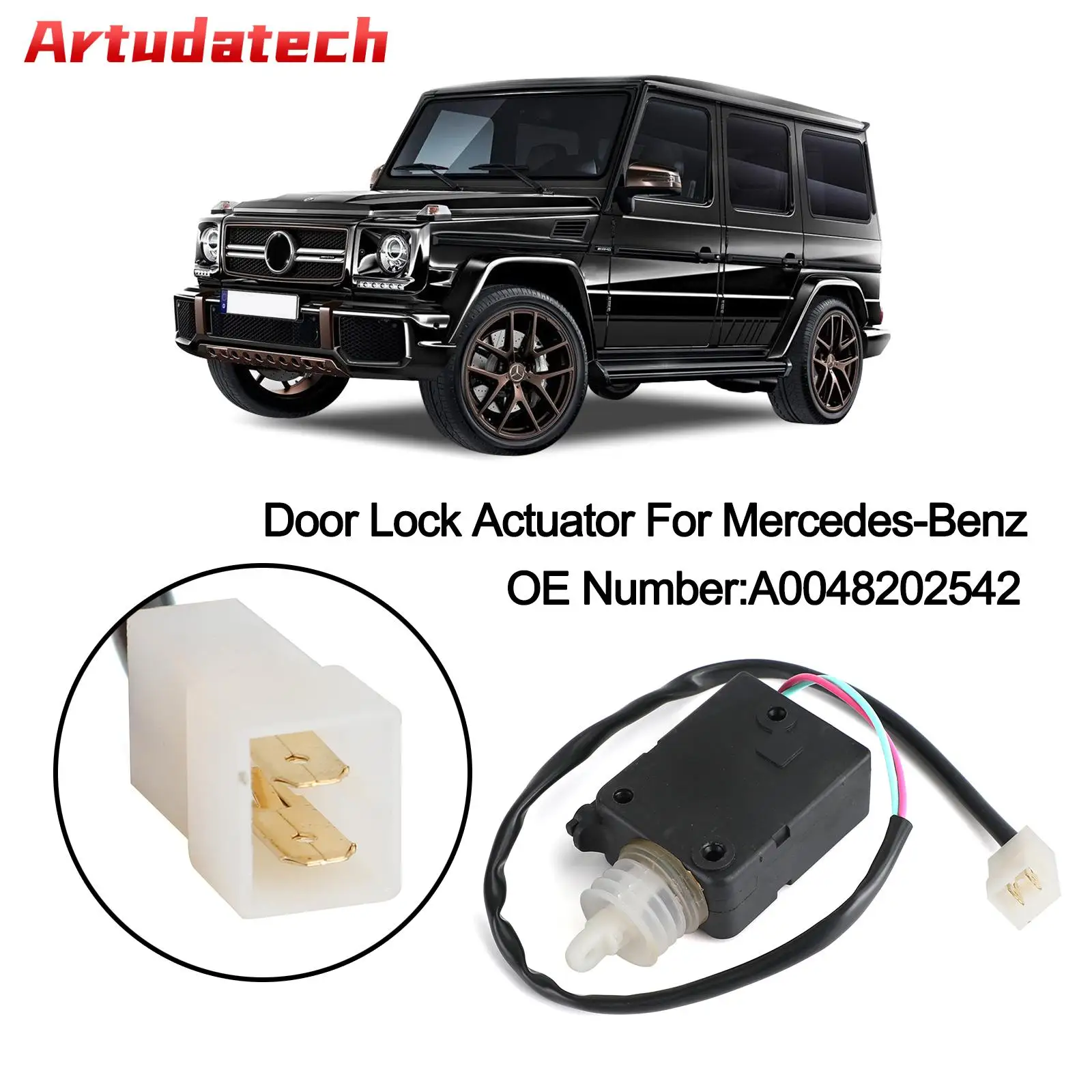 Artudatech Door Lock Actuator 0048202542 For Mercedes-Benz G-Class G500 G550 G55 G63 AMG Car Accessories