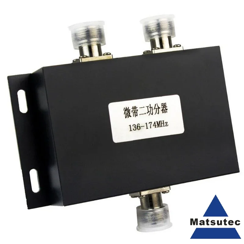 

Matsutec MA-Splitter VHF splitter Two way VHF antenna power splitter Divider 136-174MHz PL259 UHF Female Port or N TYPE Female