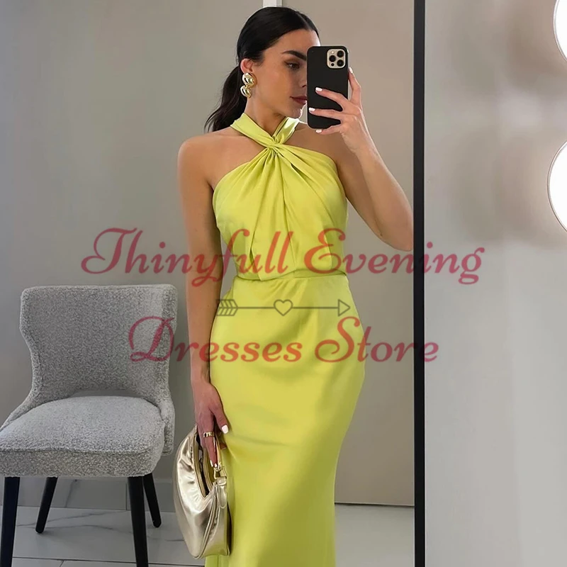 Thinyfull Sexy Mermaid Prom Evening Dresses Saudi Arabia Backless Long Party Dress Women Night Cocktail Prom Gowns Plus Size