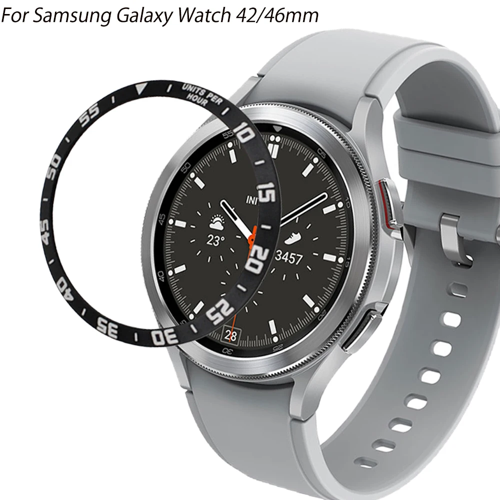 Bezel Ring For Samsung Galaxy Watch 4 Classic 46mm 42mm Metal Anti Scratch Cover accessories Samsung Galaxy Watch 4 classic 42mm