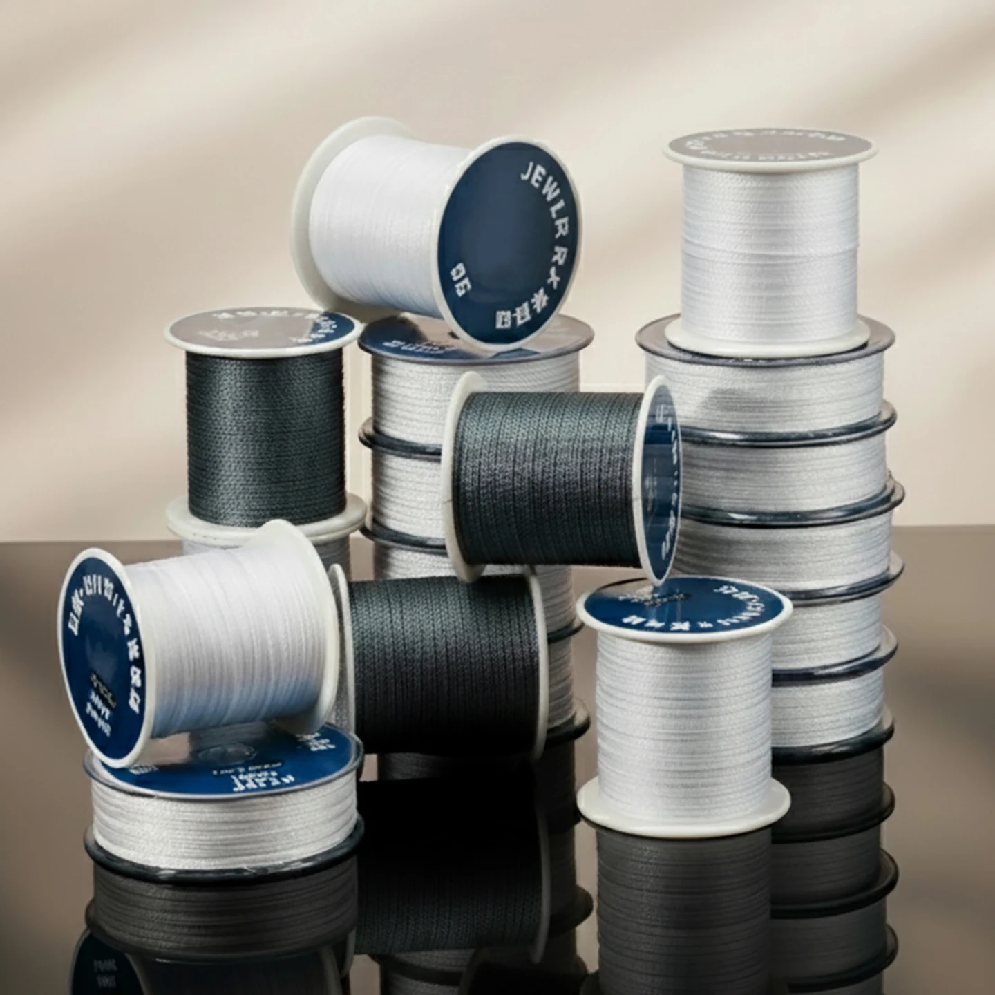 1 Roll About 200m Pearl Thread Not Elasticity String Beading Cord For DIY Necklace Bracelet Beading Cords Supplies