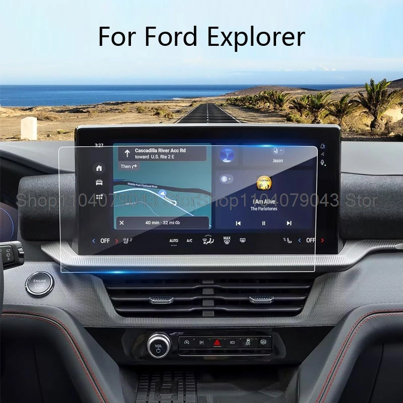 

Tempered glass screen protector film For Ford Explorer 2025 13.2 inch Car infotainment radio GPS Navigation anti-scratch film