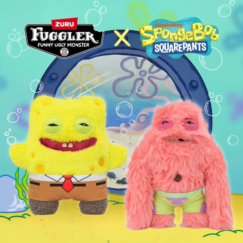

100% Original Fuggler Spongebob Squarepants Patrick Star Plush Toys Funny Ugly Monsters Fuggler Plushins Cute Tooth Monster Doll