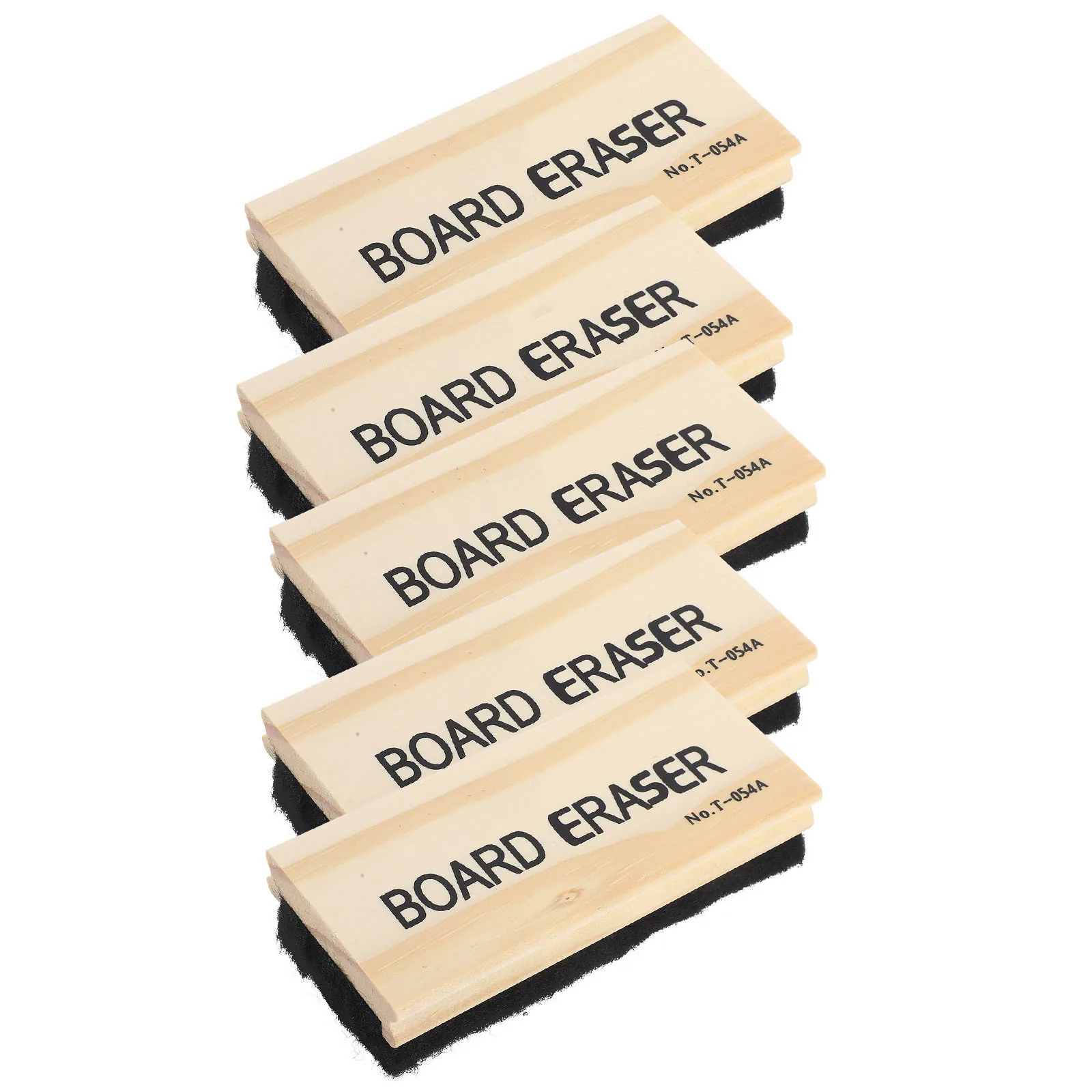 5 قطع من ممحاة السبورة الخشبية، فرشاة سبورة خفيفة الوزن للمكتب والفصول الدراسية، ممحاة جافة للمنزل للوحات السوداء