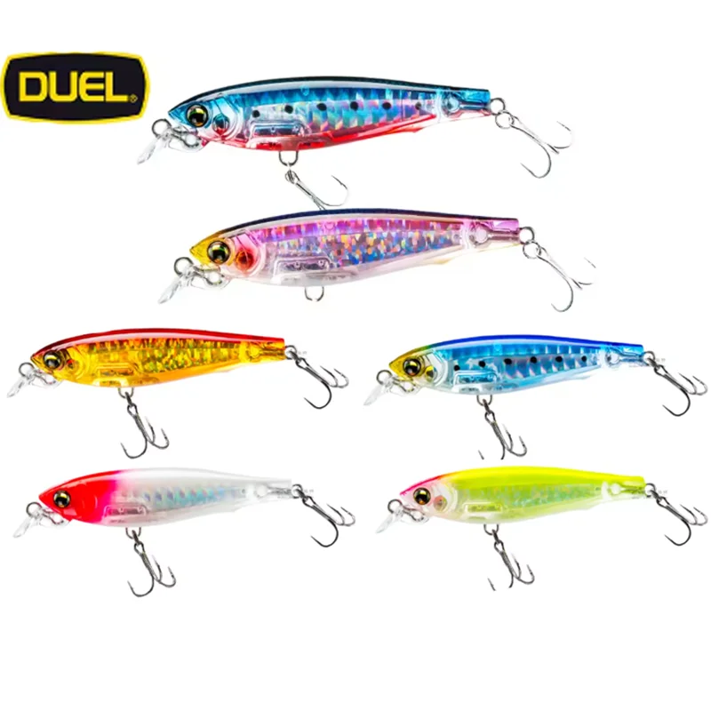 

DUEL DURLER F1231 Shiver Submersible FIX Mino F1232 Luya Fake Bait Long Throw Perch Mouth Hard Bait Fish Fishing Lure Set