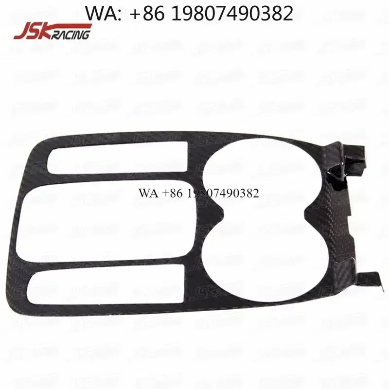 Wmwmnu Carbon Fiber Interior Trim Cup Holder Surround for 2007-2015 Granturismo Grancabrio GT GC GTS Car Accessories