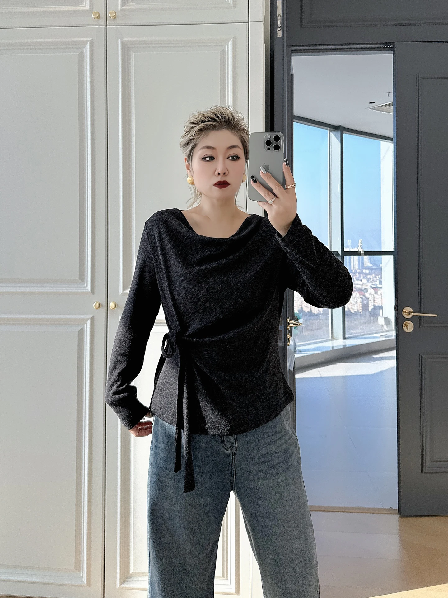 

Женская термофутболка больших размеров для похудения, утягивающая талию, для повседневной носки, модный топ