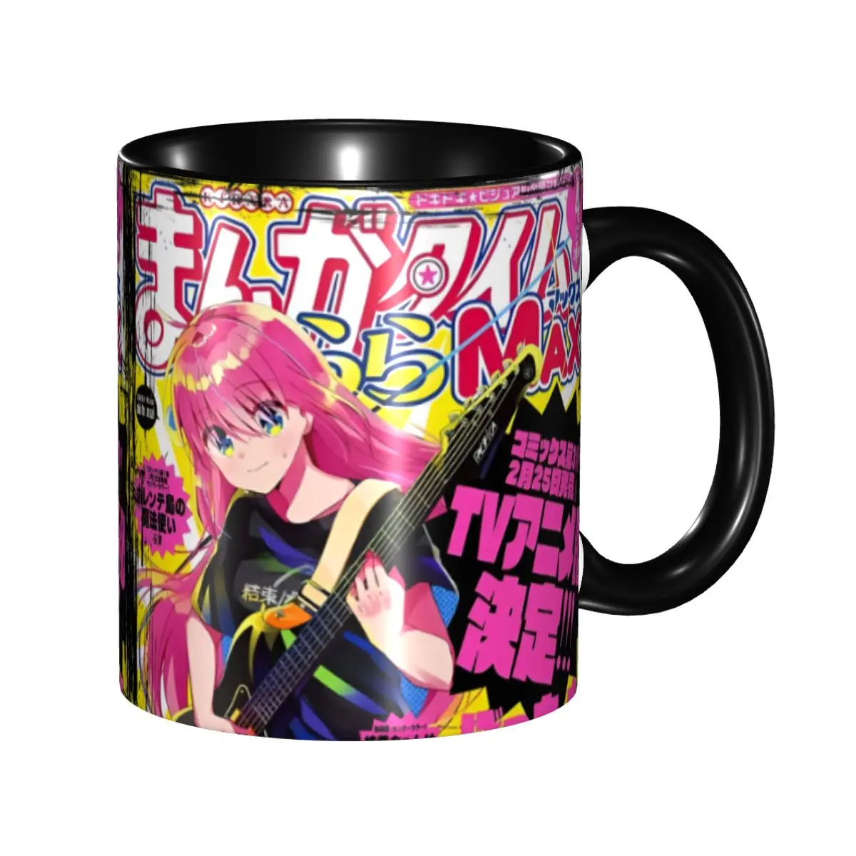 

Customized B-Bocchis The R-Rocks Mugs Vintage Printed Music Band Anime Ceramic Coffee Mug Creative Gift