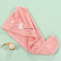 Women Hair Drying Hat Quick-dry Hair Towel Cap Hat Bath Hat Microfiber Solid Towel Cap Super Absorption Turban Hair Dry Cap