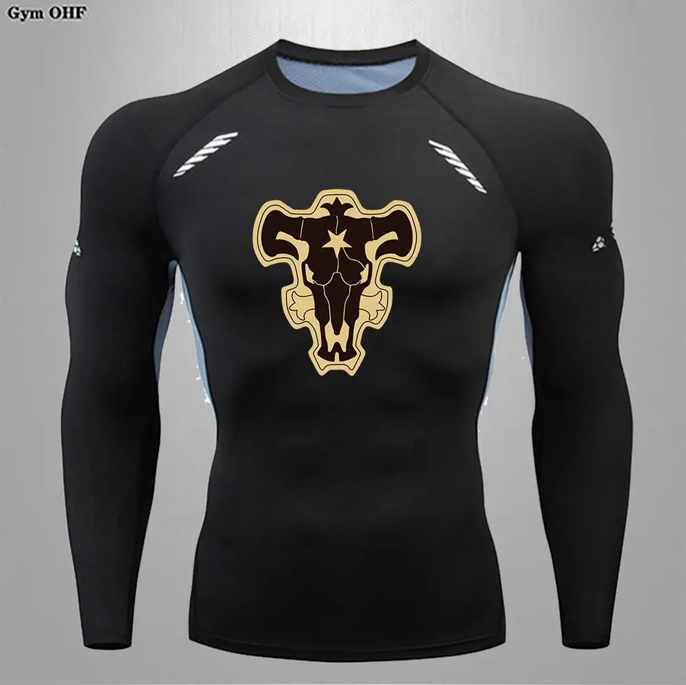 New T-Shirt Running Men Compression Tops Sportswear MMA Gym T-Shirt Men Tracksuit Tights Fitness Bodybulding Jogging Short Shirt