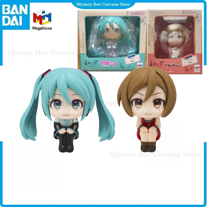 

In Stock Original MegaHouse Look Up Piapro Meiko Hatsune Miku Anime Figure PVC Collectible Model Decoration Holiday Gift