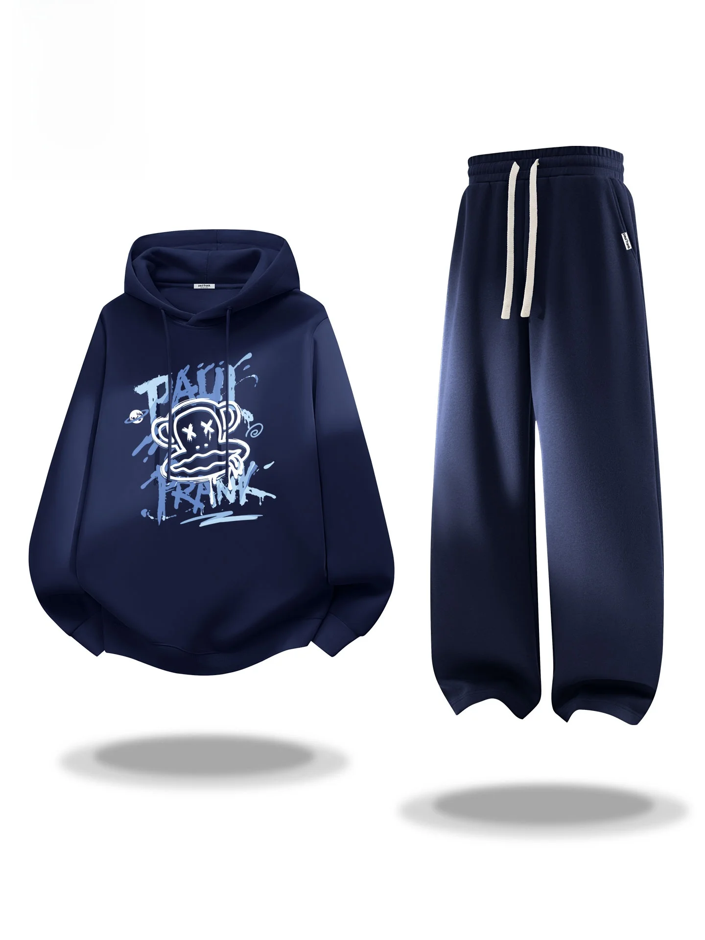 

Monkey Sportswear Set Hoodie Pants ex Spring Cotton Blend Long Sve Long Trousers Casual Youth Outfit