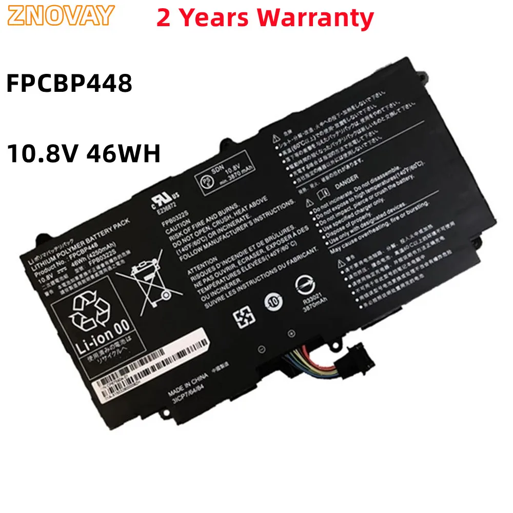 

ZNOVAY 10.8V 46WH/4250mAh FPCBP448 FPB0322S new original Laptop Battery For Fujitsu Q775 Q736 Q737 CP675904-01