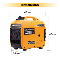 MAXPEEDINGRODS 1200W Inverter Generators Portable Gasoline Silent Generator Portable Power Generator for RV