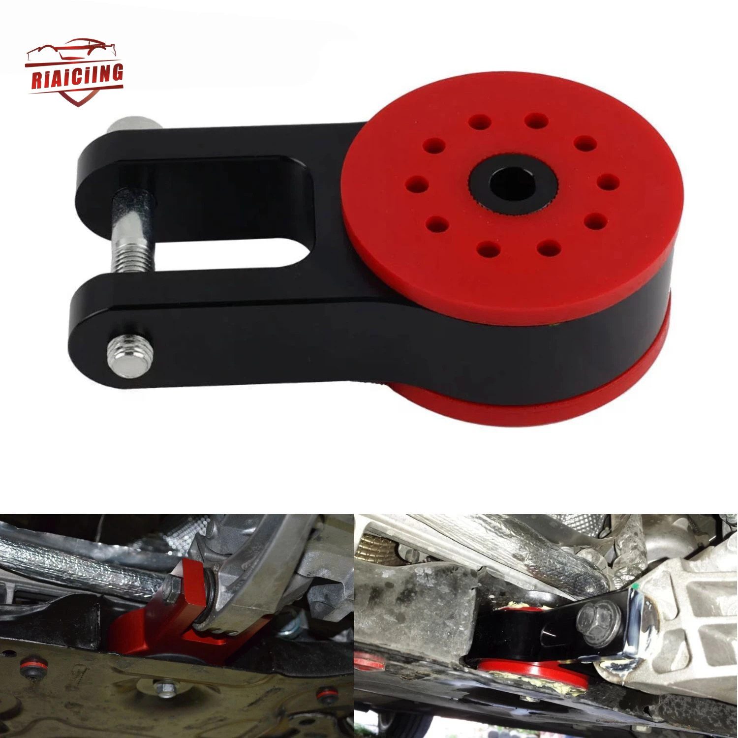 

Aluminum Rear Motor Mount Polyurethane Bushing for 13-19 Ford Focus ST 07-13 Mazda Speed3 install engine aluminium product