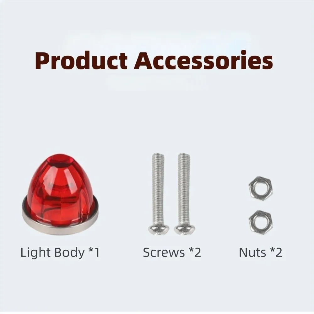 العالمي 12 فولت 24 فولت LED ماركر ضوء الجانب ماركر البطيخ شكل مركبة بدوره مصباح إشارة مؤشرات تحذير ضوء المقطورات