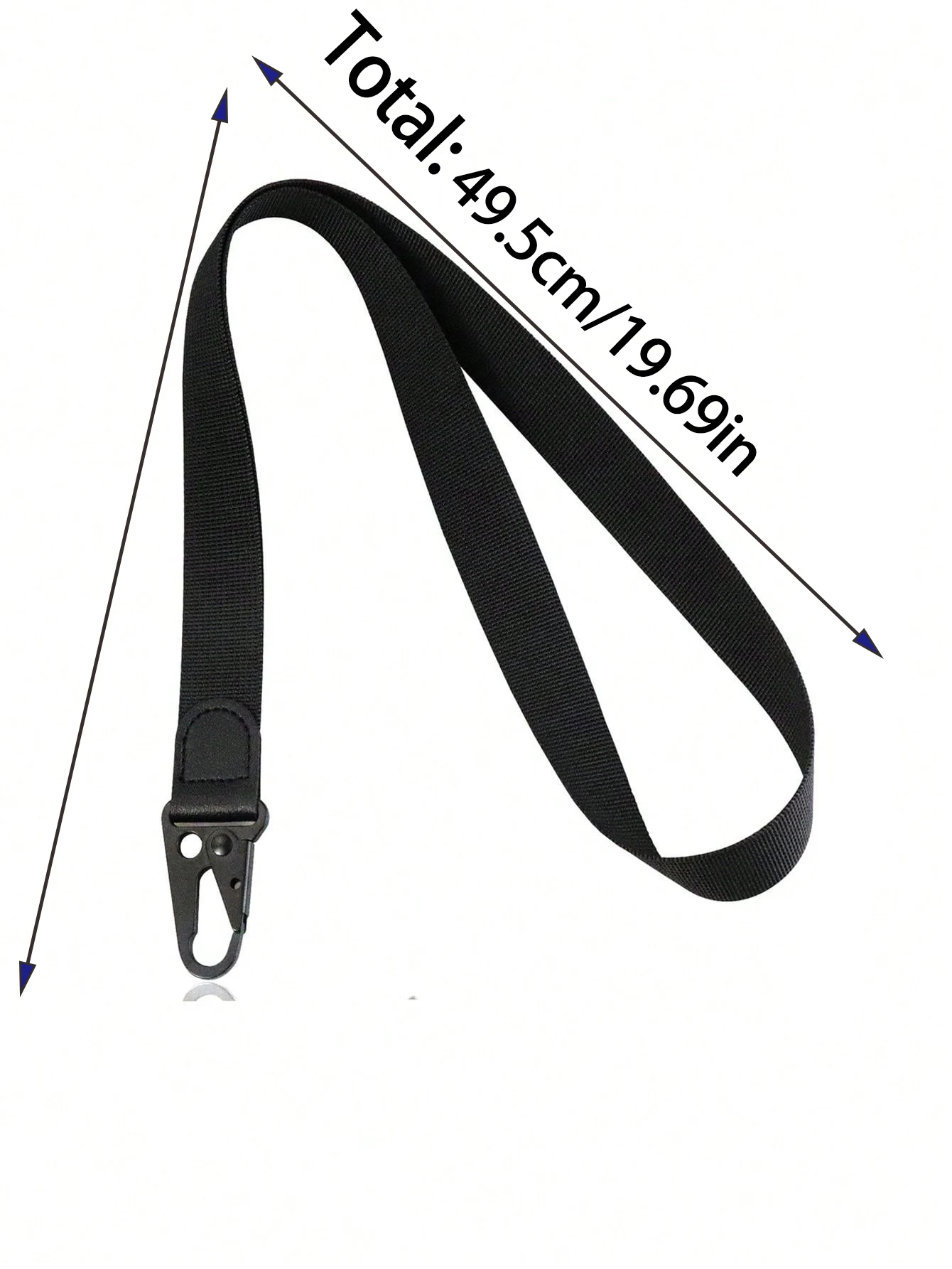 Black Neck Lanyard Fashion Eagle Beak Strap Keychain Teacher