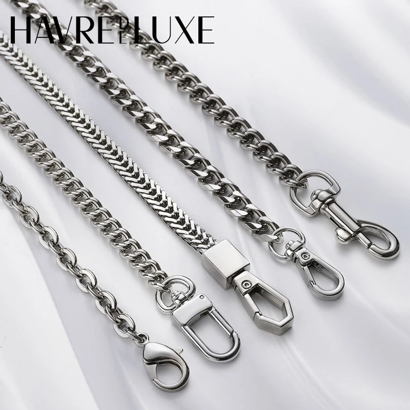 Silver Bag Chain Transformation Accessories Bag Straps Replacement Underarm Crossbody Shoulder Strap Metal Armpit Bag Chains