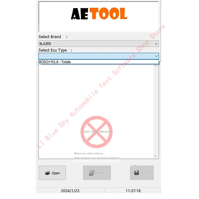 Car tool Aetool Immo Remover V1.3 Aetool Immo Eeprom Off Software Virginize Ecu Dump Decode Ecu Berekenen Pin Virgin/Immo Remove