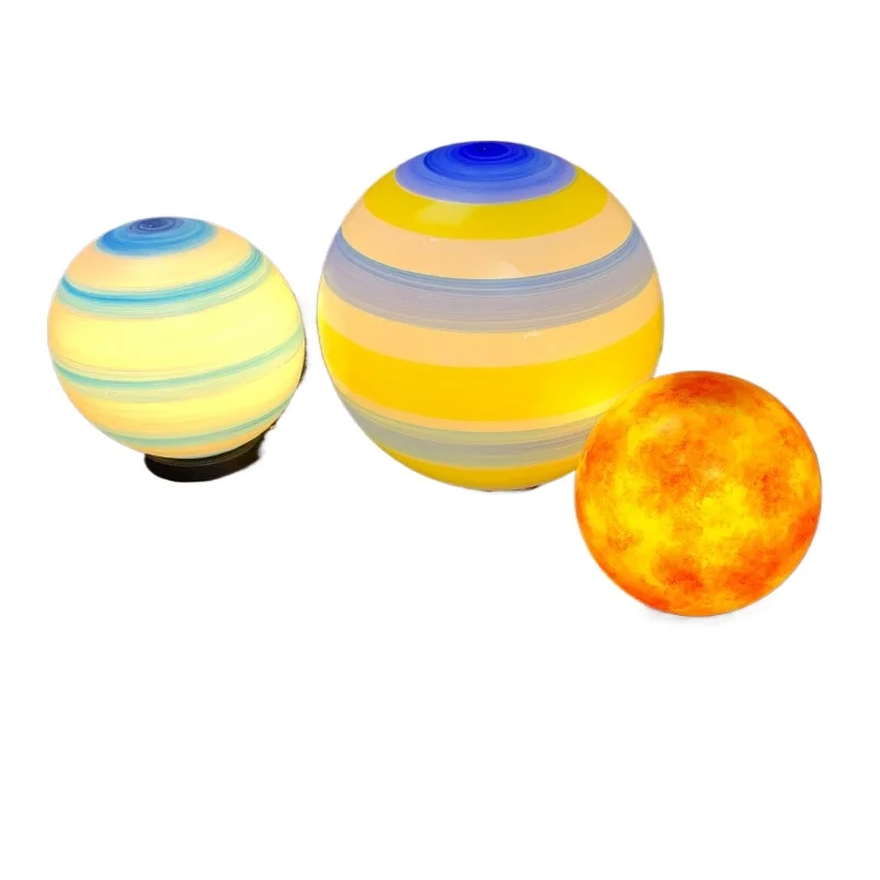 

Children's paradise planet chandelier, space star museum decorative lamp, shopping mall ball creative lamp