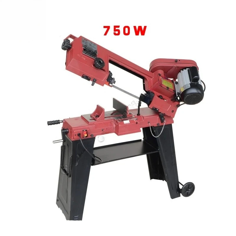 Vertical Band Saw Machine Metal Woodworking Band Saw Machine Double Use 750W  Metal/ Wood Band Sawing Machine