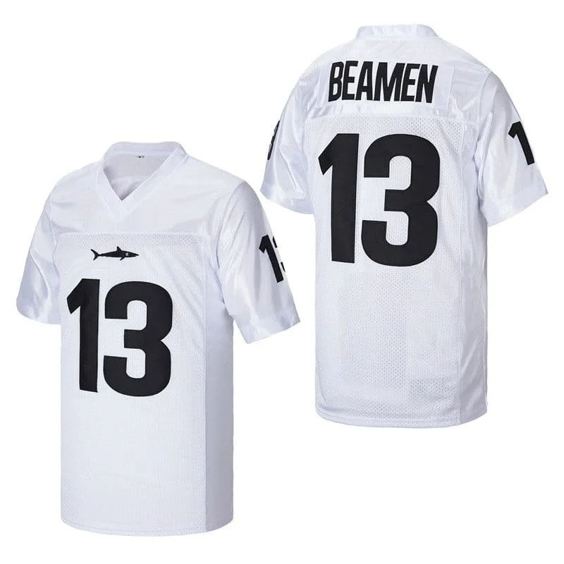 Film PERMIAN # 45 MILES Fußballtrikot Herren Amerikanisches Rugby-Bekleidungsoberteil Schnelltrocknend Genähtes Fußballtrikot für Männer Passend für die Familie – Detail 5
