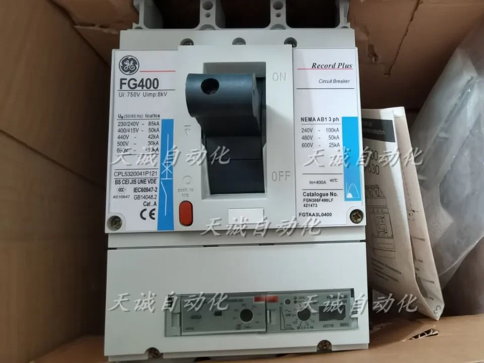 

2025 Original American General GERecord GE Molded Case Circuit Breaker FG400/630FGN/FGH306400/630L