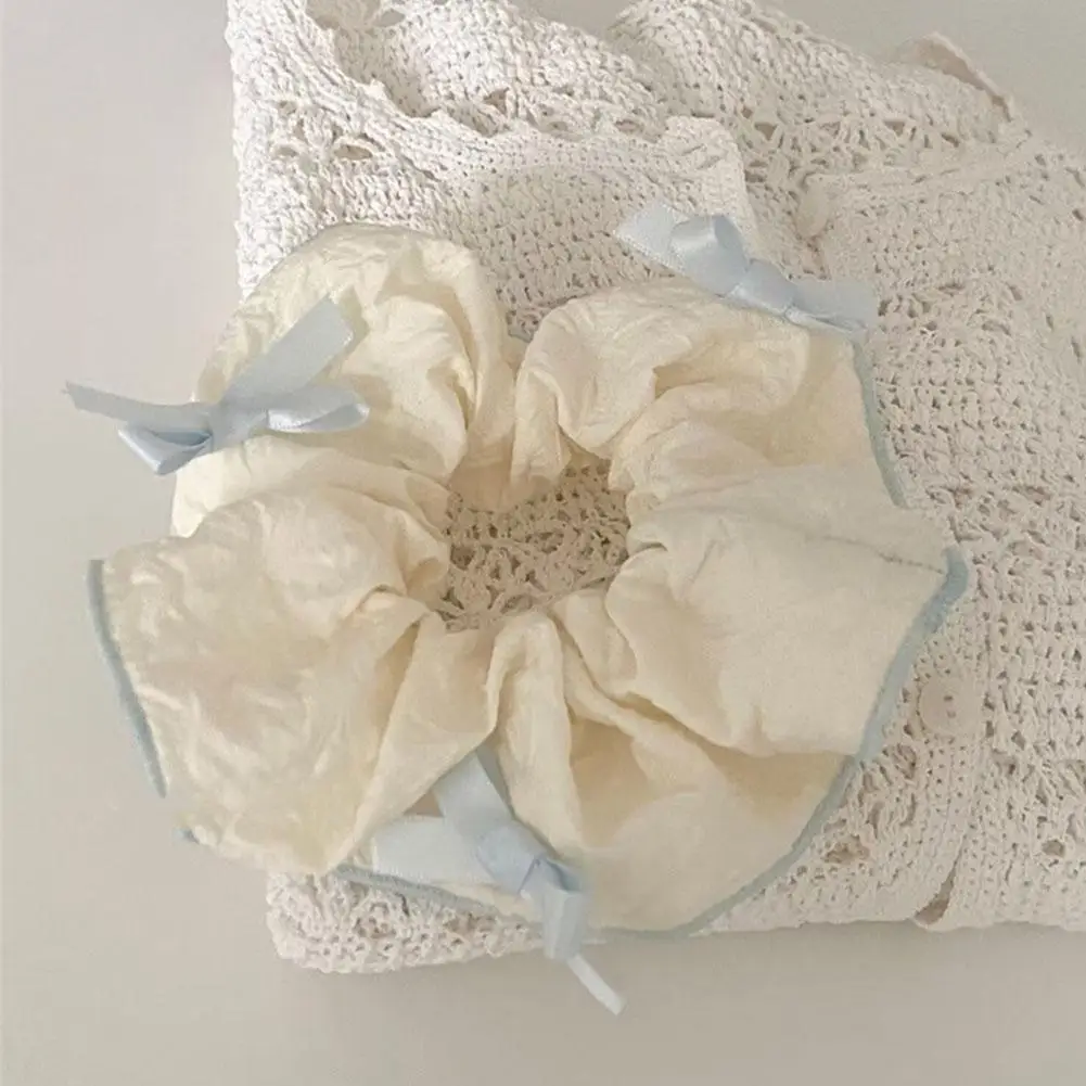 

Корейская мода, универсальные волосы для толстой кишки, милый бант, резинки для волос, эластичный держатель для хвоста, эластичная повязка на голову, милая повязка