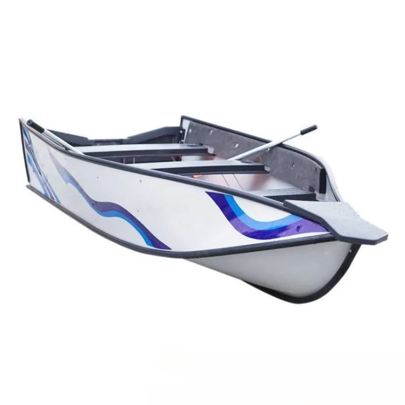 Flood control and rescue folding boat River inspection Foreign body cleaning and salvage boat Foldable water life boat