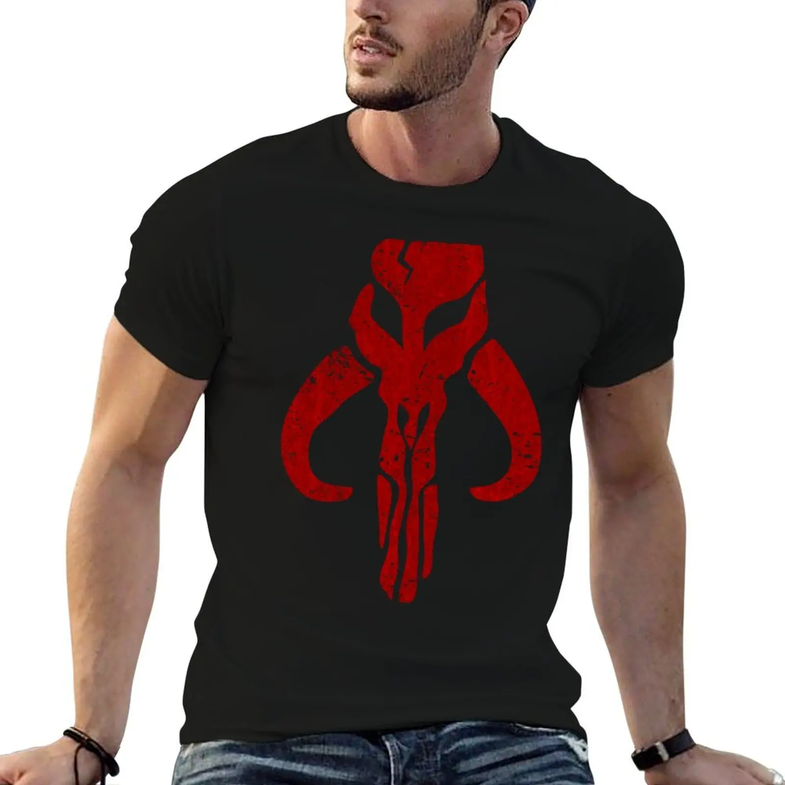 

Crimson Mythosaur 2 T-Shirt man t shirts graphic t shirts cotton 100% T-Shirt