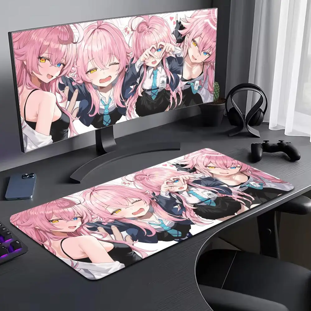 

Takanashi Hoshino Mouse Pad Large Computer Mouse Pad Office Accessories XXL Pc Gamer Non-slip Deskmat Mousepad Keyboard Rubber