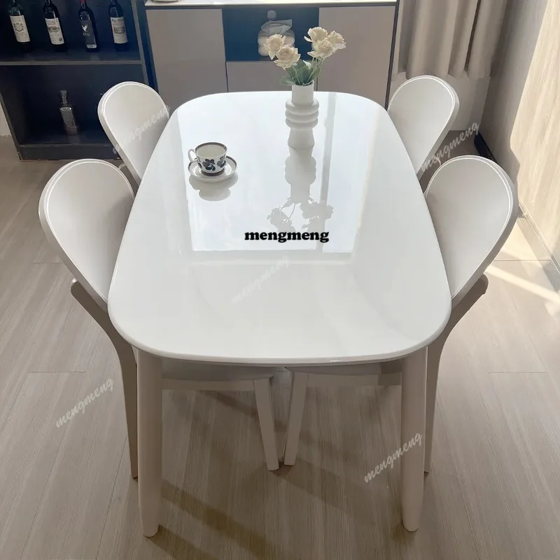 

F5822 Restaurant Makeup Dining Table Luxury Nordic Modern Italian Dining Table Organizer Luxury Wood Mesas De Jantar Home Furnit