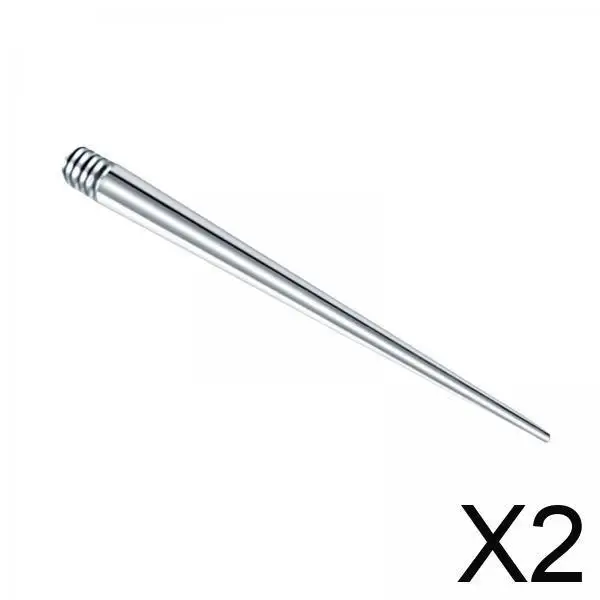 

Threaded Taper Insertion Pin Piercing Tool Kit Stainless Steel Body Jewelry for Nose Lip Ear Salon Professional