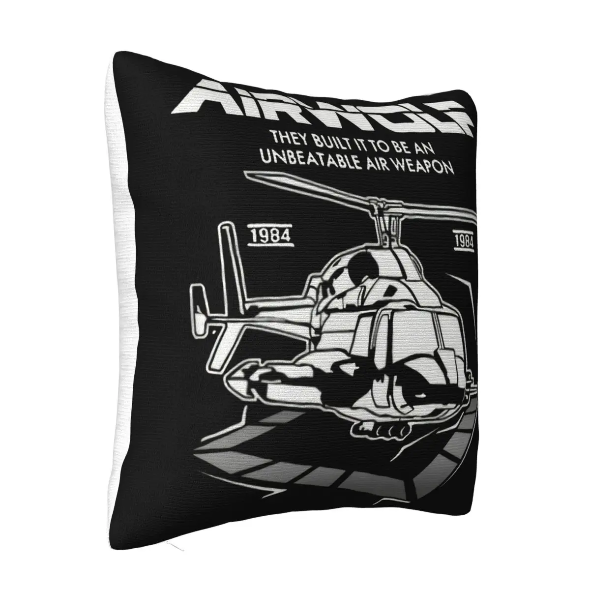 Airwolf 80S Retro Tv Programme Helicopter Grose Size S 5Xl Unique Hot Music Newest Top Pillow Case