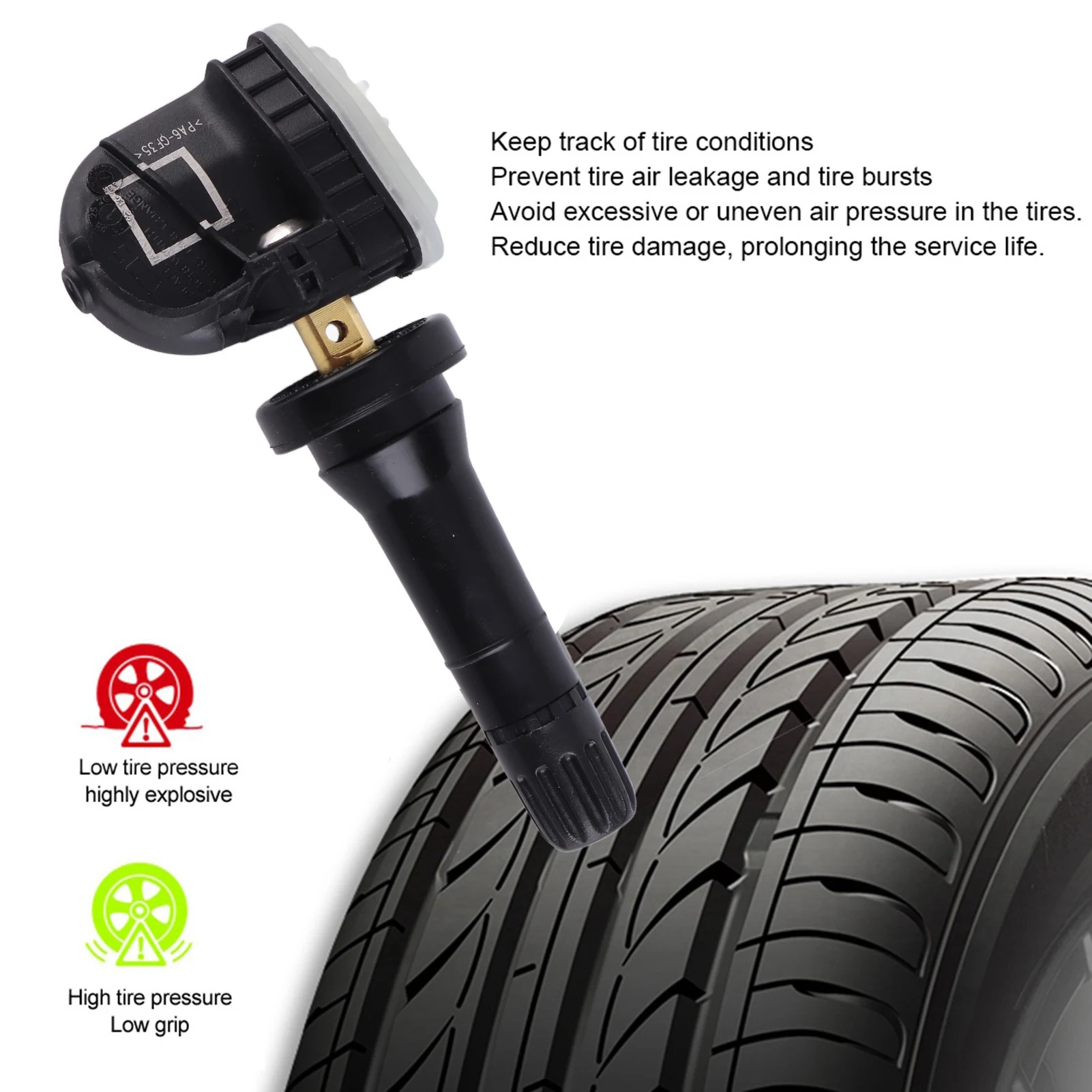 

4 шт. датчики контроля давления в шинах TPMS 2036832 подходят для Ecosport/Fiesta/Focus