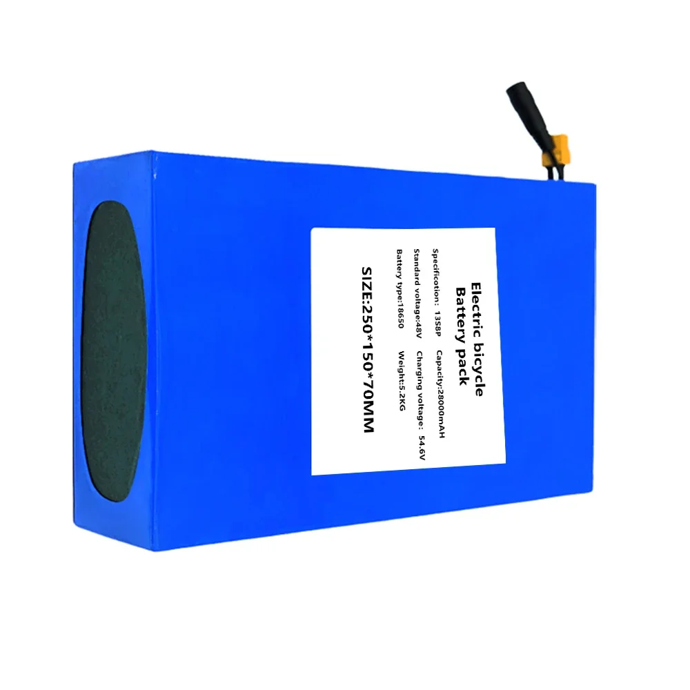 Imagem -06 - Bloco da Bateria de Lítio de Bms para Vários Dispositivos Eletrônicos 48v 18650 13s8p 28ah 28000mah 1000w 54.6v Carregador Tomada Xt60