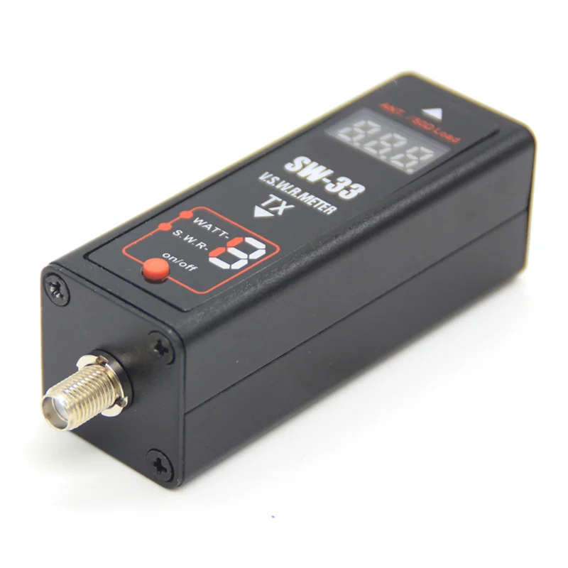 ABKQ-SW-33 Mini Power Tester SWR Meter VHF UHF 125-525Mhz SWR Meter Fortwo Way Radio Antenna