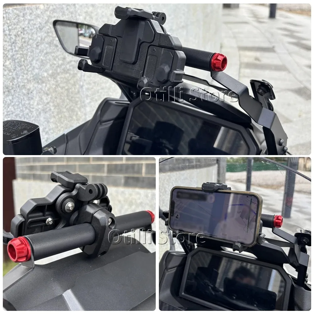 TMAX Motorcycle Stand Holder Mobile Phone Navigation Bracket Support For YAMAHA T-MAX 560 TMAX 560 2025 Windshield Bracket