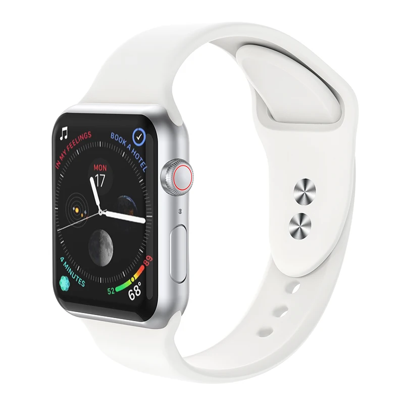 Pulseira de Silicone para Apple Watch, Pulseira Ultra para iWatch Series 3, 4, 5, 6, SE, 7, 8, pulseira iWatch, 38mm, 40mm, 41mm, 42mm, 44 milímetros, 45 milímetros, 49 milímetros