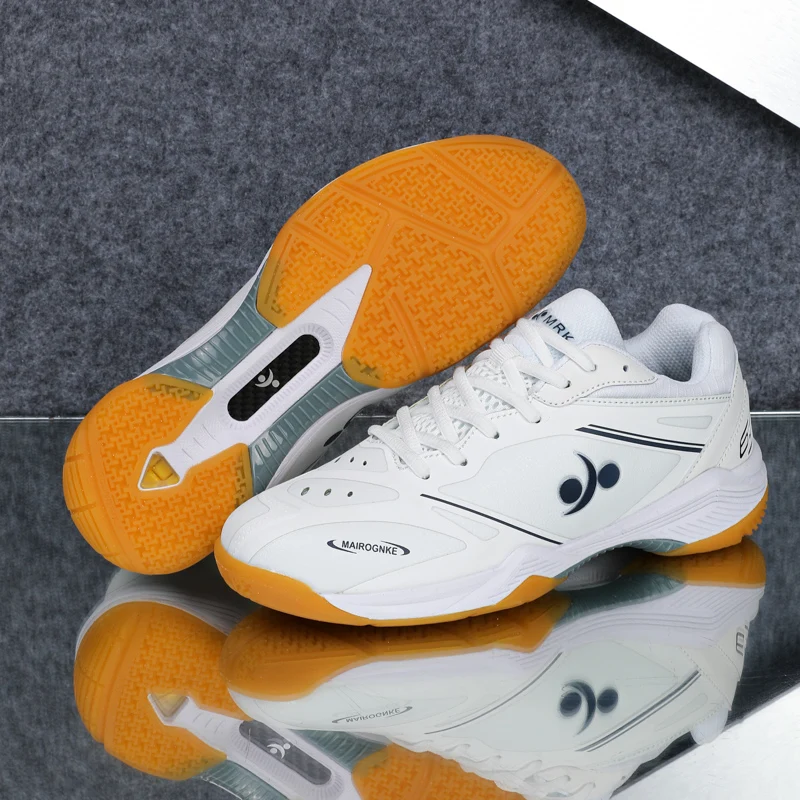 Professional Badminton and Tennis Shoes for Adults and Teenagers, Breathable, Comfortable, Wear-Resistant, Lace-Up Indoor Court Sports Shoes, Professional Competition and Training Shoes