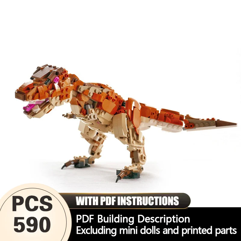

Creators Animal Series Model MOC Building Bricks Dinosaur Modular Technology Gifts Holiday Assemble Children Toys Suit