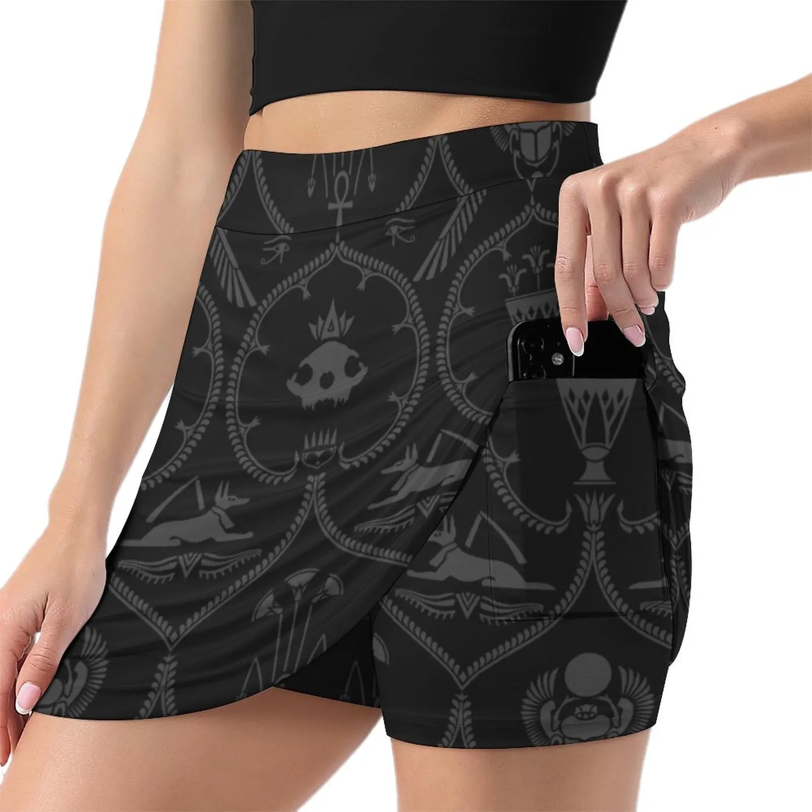 Ancient Egypt: Cat guardian of life Mini Skirt luxury clothes women japanese kawaii clothes