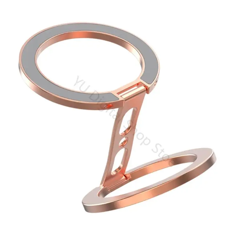 96BA Finger Grip Ständer Doppelseitige Magnetische Halter Telefon Halterung Handy Ständer Faltbare Halterung für Telefon 17 16 – Detail 3