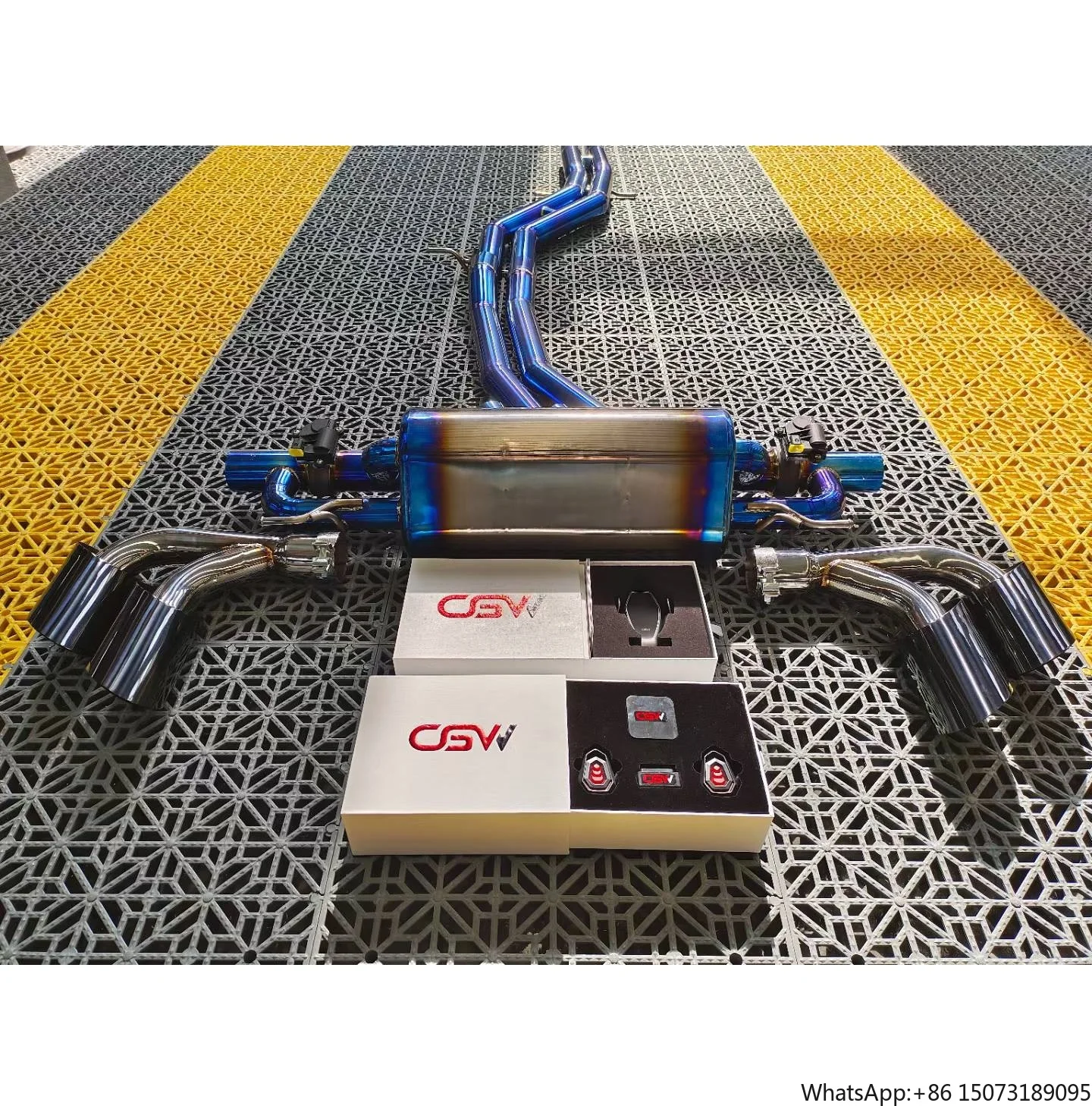 

CGW Wholesale Factory Price High Performance Titanium Catback Exhaust With Tips for URUS