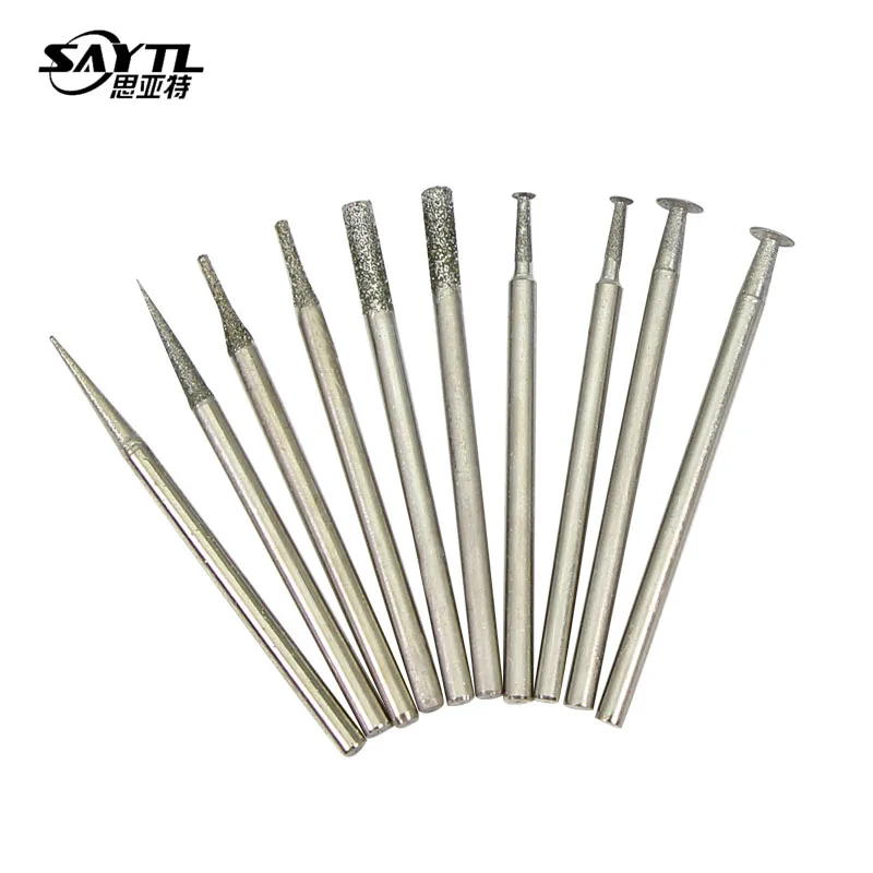 10Pcs/set Electric grinding pen replace tip Universal Diameter 2.3mm Polishing pen Grinding head for Maant D1 D2 irx5 irx6 SG02